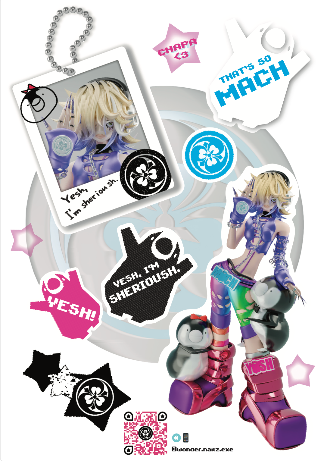 BIG Chapax MACH shticker pack